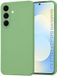Techsuit Hoesje geschikt voor Samsung Galaxy S25 FE - Soft Flex Silicone Back Cover - Mint Green