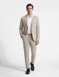 Thomas Goodwin Kaiser Fashion Thomas Goodwin pak 2835-90 Beige Slim Fit Polyester/Viscose/Elastaan FR52-EU52