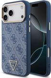 Guess telefoonhoesje voor iPhone 17 Pro Max - MagSafe - Blauw