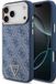 Guess telefoonhoesje voor iPhone 17 Pro Max - MagSafe - Blauw
