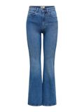 ONLY Onljuicy HW Flare Rhinestone DNM Azg, medium blue denim, 28 W x 32 L dames