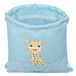 Sophie la Girafe Rugzak met Koordjes Blauw 26 x 34 x 1 cm