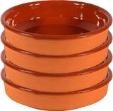 Gerimport Bols/platines à tapas - 20x - Sevilla - 16 cm - faïence - orange - platine de service