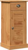 vidaXL Vigo Badkamerkast - Bruin - Honingbruin - Hout - 37,5 x 34 x 80 cm