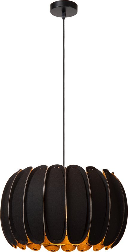 Lucide SPENCER - Hanglamp - Ø 40 cm - 1xE27 - Zwart