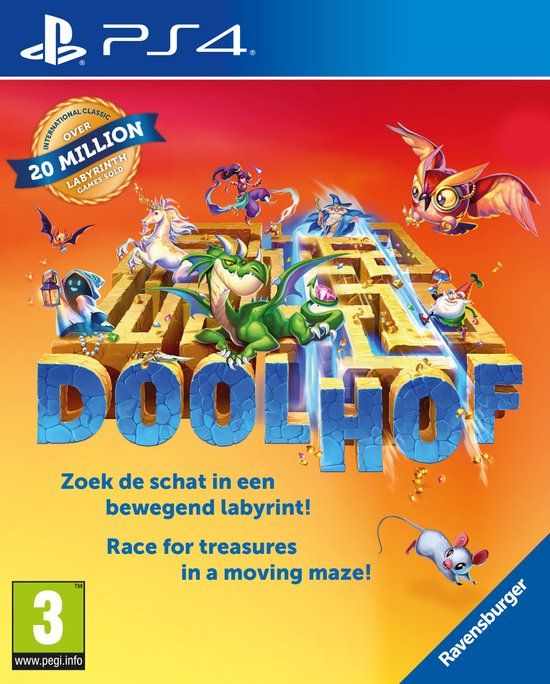 Ravensburger Doolhof - PS4 - Bord/kaartspel - 4 spelers - Blu-ray