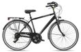 Tecnobike NSR 28-inch vélo homme, 21 vitesses, dynamo de moyeu, noir mat, H51