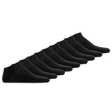 Hudson Sokken SIMPLY³ 3-PACK Sneakersokken Zwart Katoen 9-pak