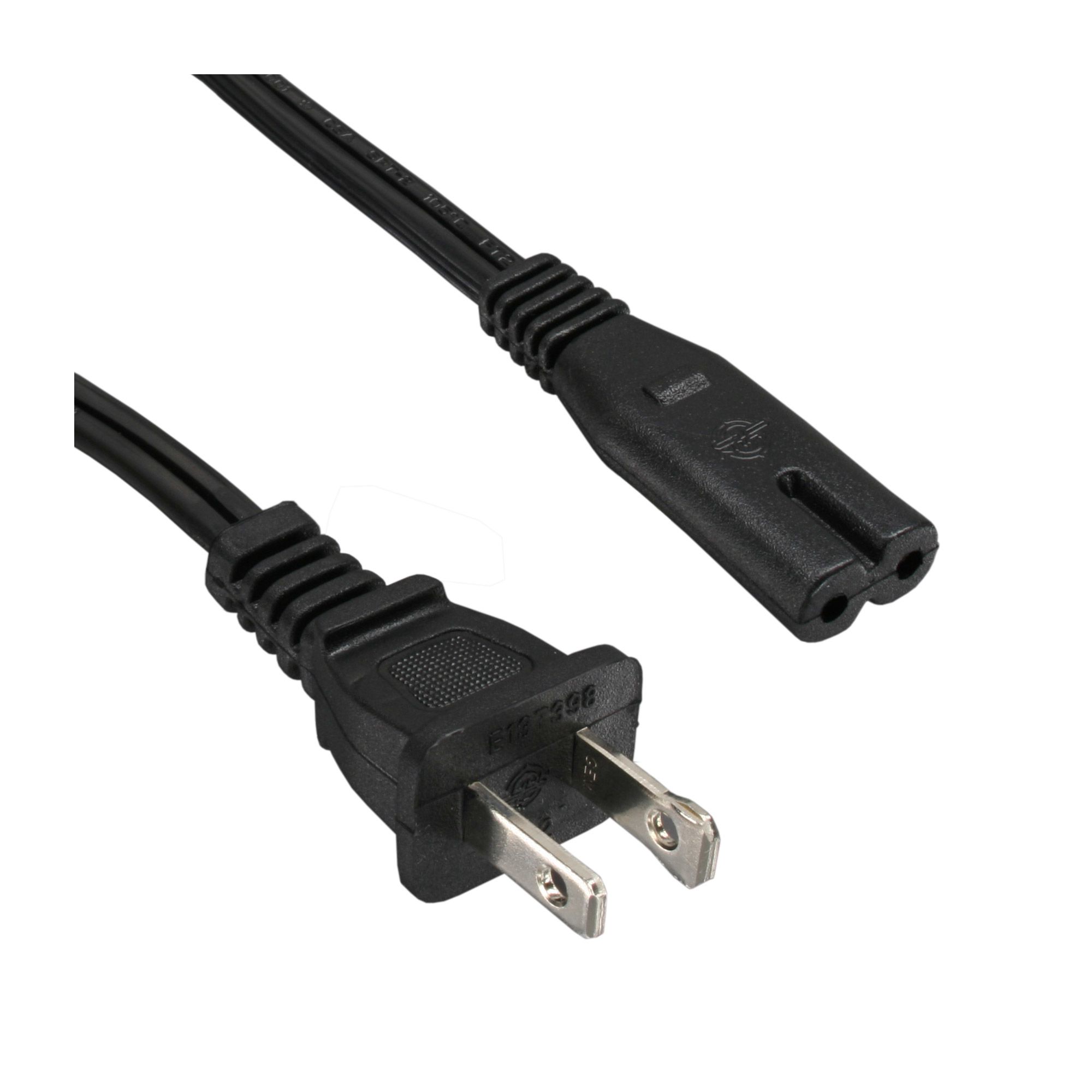InLine 16651Y - Power Cable - NEMA 1-15P to C7 - 1m - Black