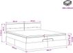 vidaXL Ottoman Bed with Mattress Light Grey 200 x 200 cm Velvet