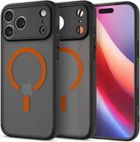 Spigen Ultra Hybrid MagFit Case for Apple iPhone 17 Pro - Black Orange