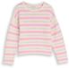 Tom Tailor - Pull en maille court à rayures - Taille 128/134 - rayure rose clair