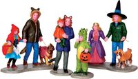 Lemax Trick Or Treating Fun Set Of 4
