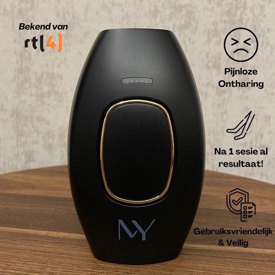 My Perfect Skin IPL Ontharingsapparaat - Zwart - 300.000 Flashes - Incl. Reisetui