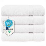 Hammetex Handdoeken 4-delige Set 50x100 cm, 100% Katoen Badstof