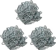 Benson Ketting - 3x - voetkettingen / kettingschakels - staal - 3 m - 4 mm - Handelsketting