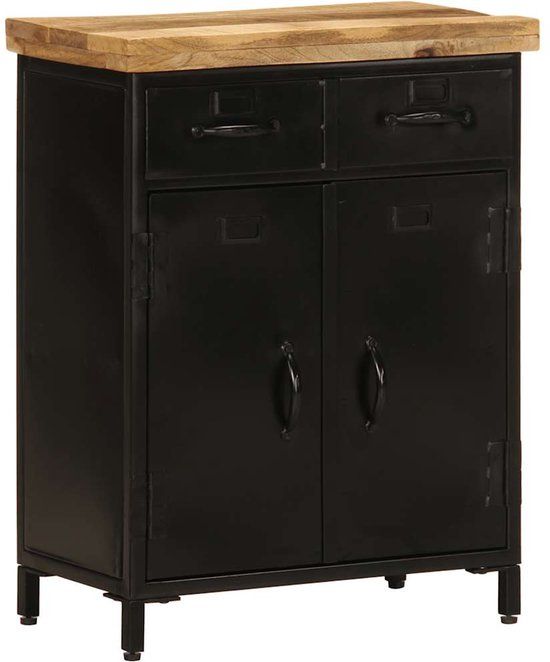 vidaXL Dressoir - 55x30x71 cm - Massief Mangohout