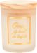 Paper dreams Geurkaars - Small scented candle - Oma, jij bent de liefste - Wit goud - 8x6x6cm