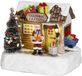 Luville Kerstdorp Miniatuur Inpakfabriek - L17 x B13 x H14 cm