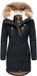 Ragwear Dames Parka Tawny Zwart 22