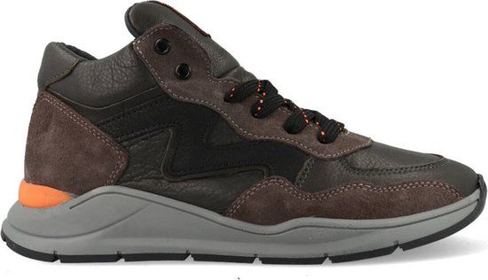 Kipling Fernando 22262016-0420 Groen-30 - Herfst/Winter 2022 - Kinderen - Mannen - Maat 30 - Lage sneakers - Leer