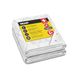 Waterdicht Bikain Waterdicht afdekzeil voor buiten, model BI056LOBL – versterkte gaten met elektrogelaste gaten – 3-laags gelamineerd polyethyleen – 120 g/m² – 6 x 10 m – wit – totale bescherming – extra robuust