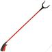 Merkloos Afvalgrijper/vuilnisgrijper - rood - lange steel - 83 cm - zonder te bukken - oppaktang