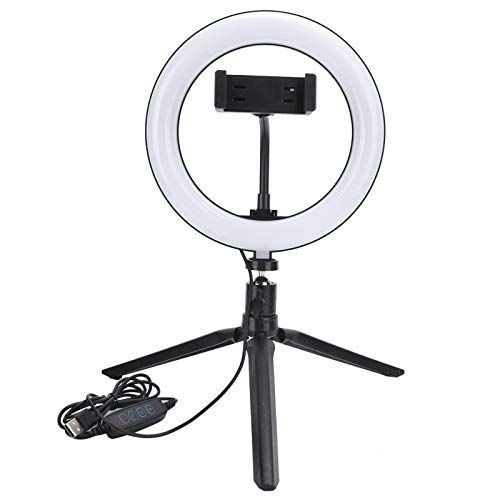 22 inch 100W LED ringlamp licht kits:handtas,statiefstandaard,infrarood afstandsbediening en 3 bases van de telefoon beugel,voor make-up portret Selfie YouTube verlichting (zwarte kleur