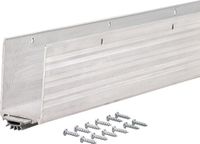 m-d Building Products 68593 1-3/4 x 91,44 cm aluminium afdichtingsprofiel, deur onderaan met molen/vinyl afwerking