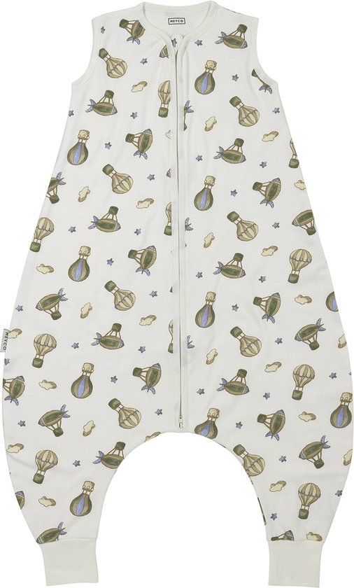 Meyco Baby Air Balloons baby zomer slaapoverall jumper - multicolour - 80cm - 0.5 TOG