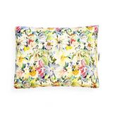 Samarali Savasana kussen Velvet garden – yogakussen en nekkussen – GOTS-gecertificeerd biologisch katoen, meditatiekussen met kapok vulling, 40x30x4.5 cm