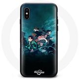 Maniacase Hoesje voor iPhone XS Max Demon Slayer Kimetsu No Yaiba