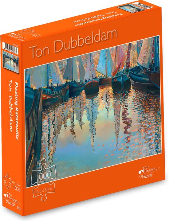 Art Revisited Ton Dubbeldam - Floating Ratatouille Puzzel (1000 stukjes) - 8713341900268
