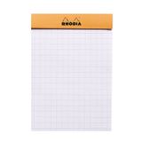 Rhodia N°11 schrijfblok & schrift A7 80 vel Oranje
