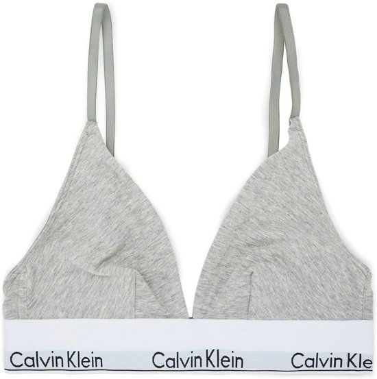 Calvin Klein Modern Cotton Triangle BH Top Grijs - M