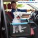Equivera Panier pour chien pour voiture avec ceinture - Noir/Bleu