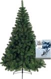 Merkloos / Sans marque Bellatio Decorations Kerstboom 180 cm - 525 takken - helder wit - 240 leds - 18 m lichtsnoer