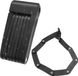 Shenzhen Haorui Industrial Technology Co., Ltd. Antivol de vélo, haute sécurité, cadenas en acier antidérapant avec support, antivol, antivol pliable portable pour vélo, e-scooter, vélo électrique/vélo de course, niveau de sécurité 10 (Noir)