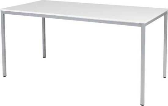 Schaffenburg Domino Basic Bureau / Tafel - Vaste Hoogte - 200 x 80 cm - Krijtwit