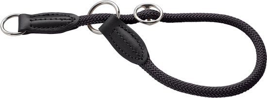 Hunter Sliphalsband Freestyle Rond Zwart - Hondenhalsband - 45 cm