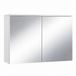 Badplaats Spiegelkast Toledo 80 x 20 x 60 cm – Mat Wit – Armoire de salle de bain Armoire de salle de bain