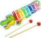 Bain en bois, jouet éducatif pour enfants, crocodile