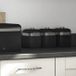 Swan SWKA1020BN Boîtes de rangement rétro Set de 3 Noir