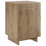 vidaXL Nachtkastje Artisanaal eiken 33,5 x 34,5 x 50 cm Bewerkt hout