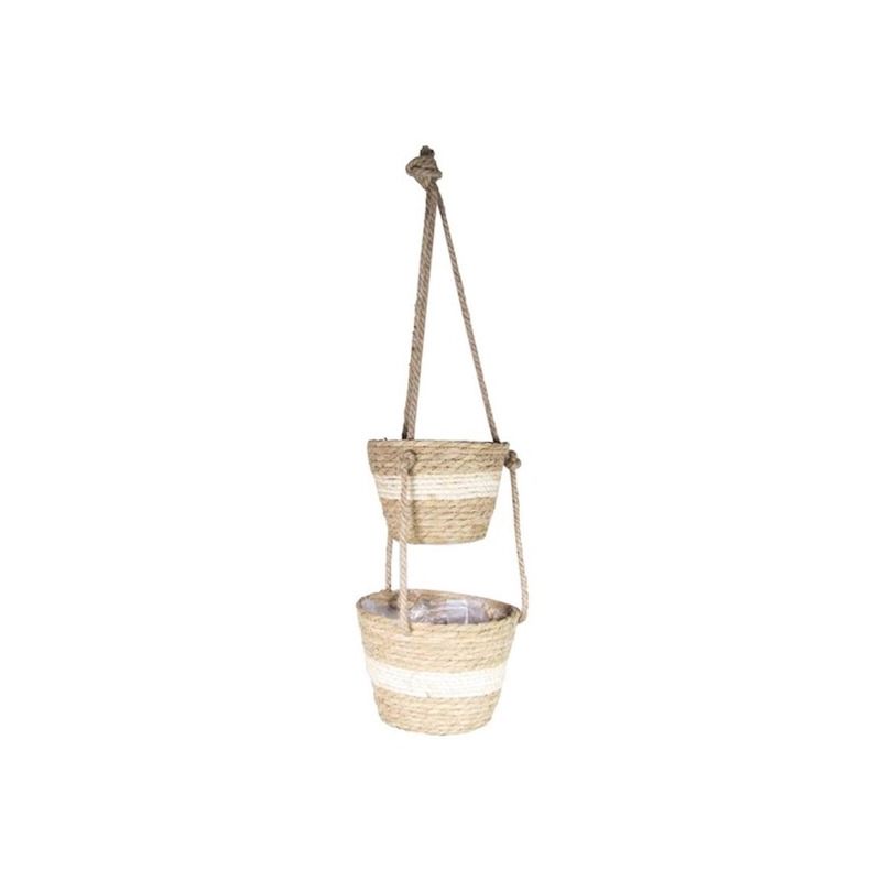 Bela Arte Manden hangend Ø19xh14cm + Ø22xh17cm - wit