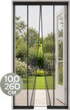 O'DADDY® Vliegengordijn Lamellenhor - 100x260 cm - Zwart