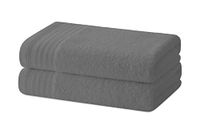 Degrees home 2 handdoeken, badhanddoeken, 100% katoen, 480 g/m², 100 x 50 cm