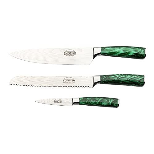 Rockingham Forge Sunrise Collection 3-Piece Kitchen Knife Set