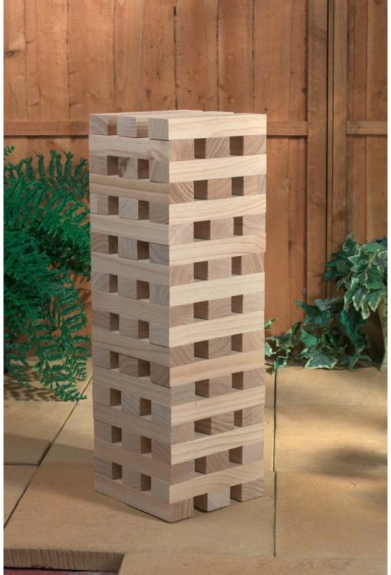 - Jenga XXL - of de reuze vallende toren