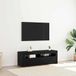 Maison Exclusive - Meuble TV, 120 x 35 x 40 cm, noir imitation chêne, panneaux de particules